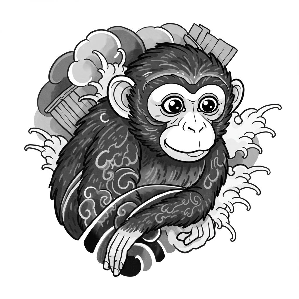 a cheeky monkey