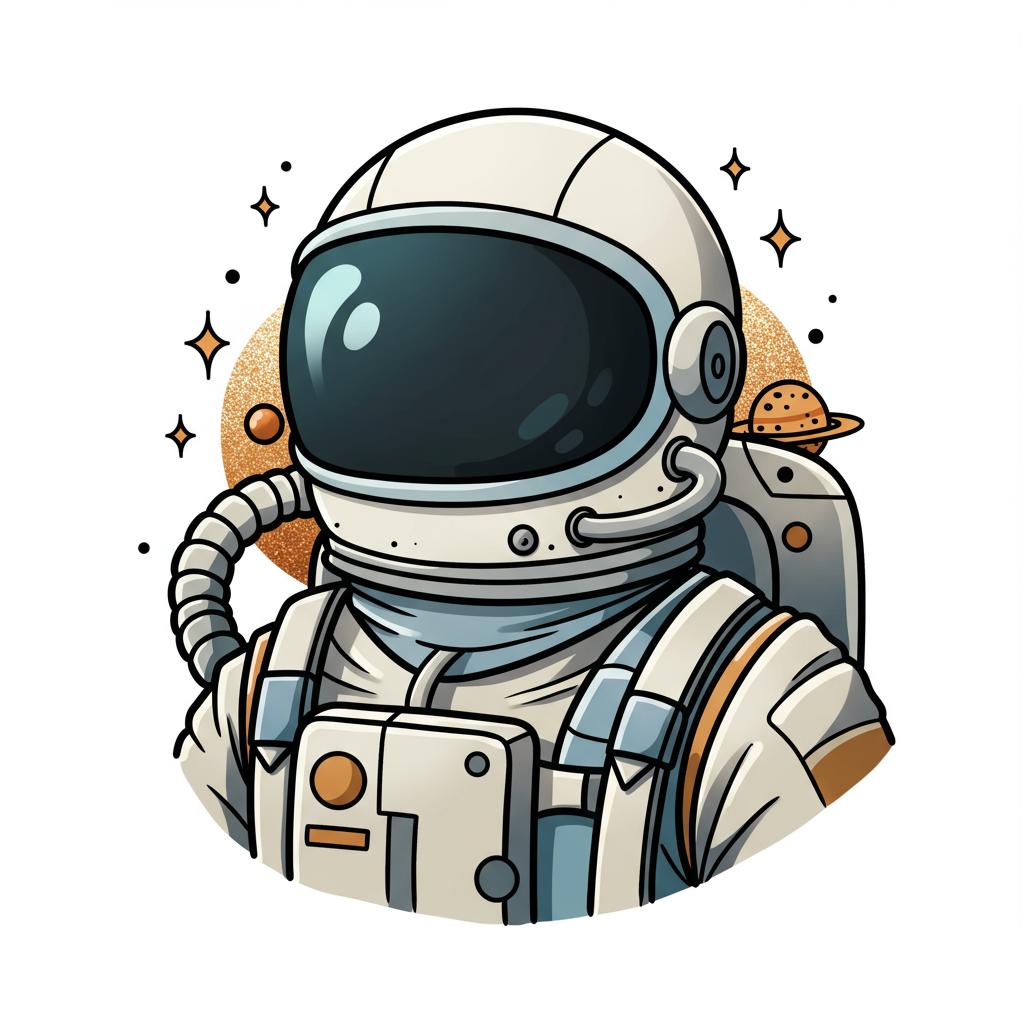 close up view of an astronaut