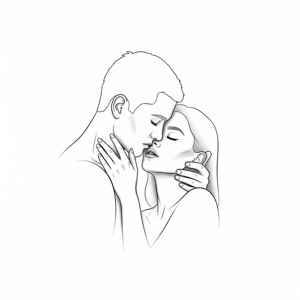 couple lover tatoo minimalist