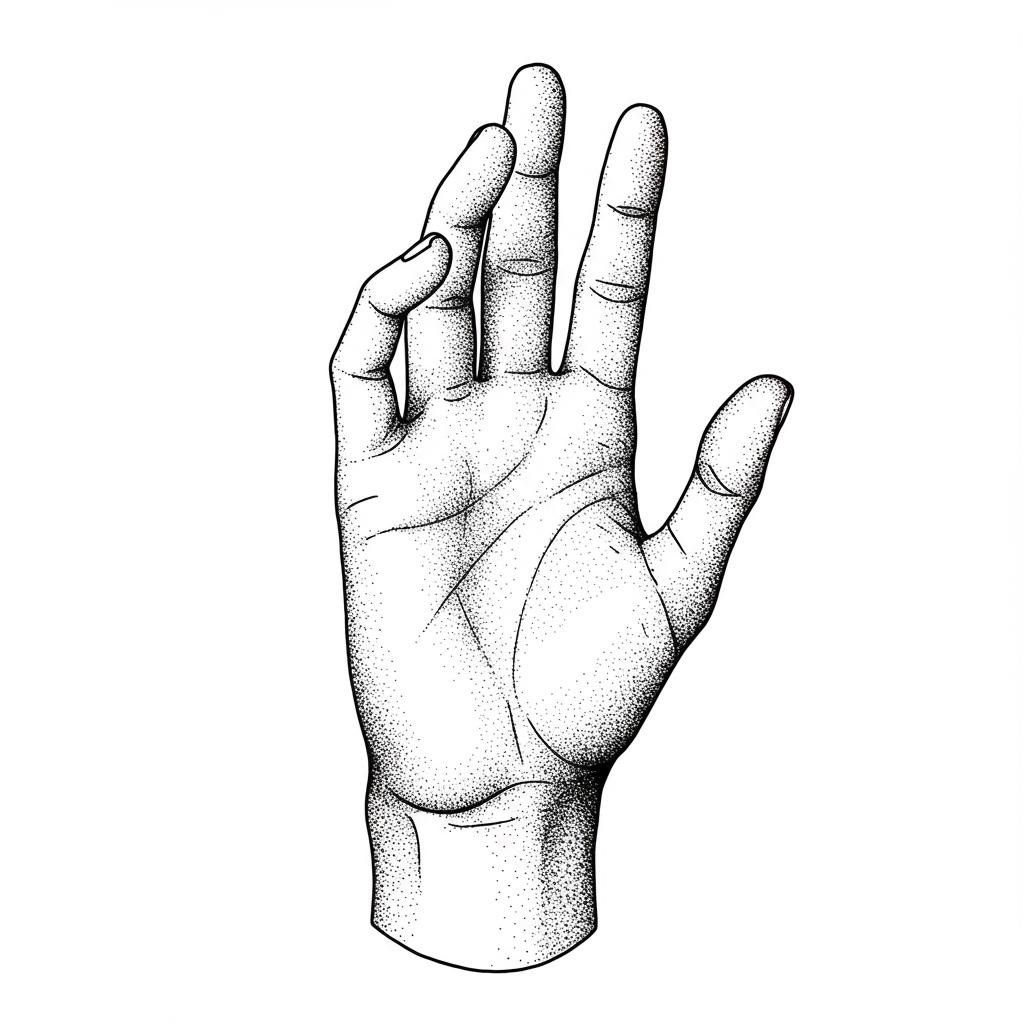 a hand