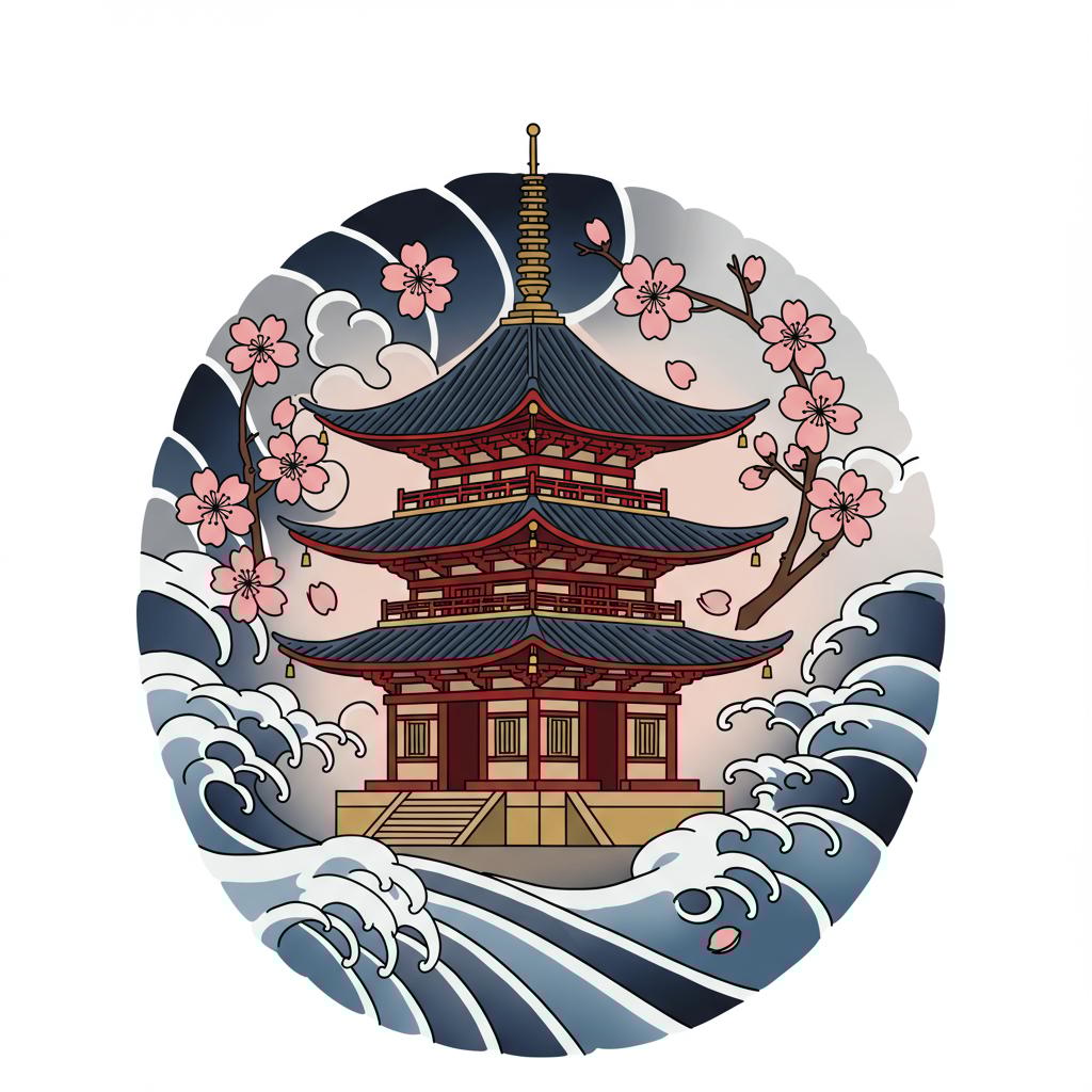 a japanese temple