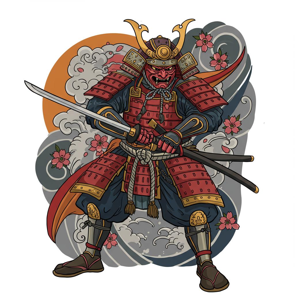samurai holding a sword